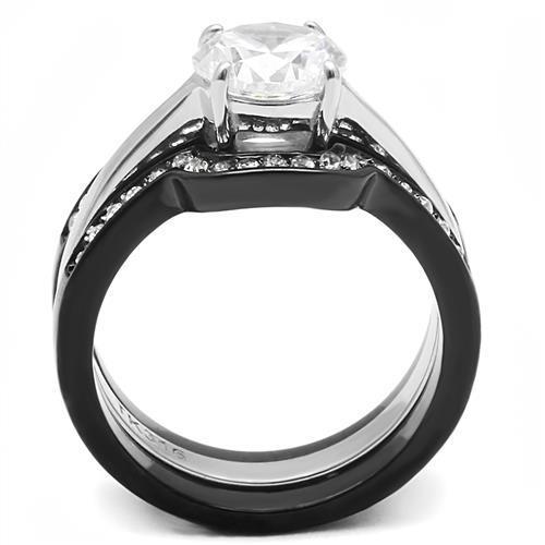 Load image into Gallery viewer, Women Stainless Steel Cubic Zirconia Rings TK3214