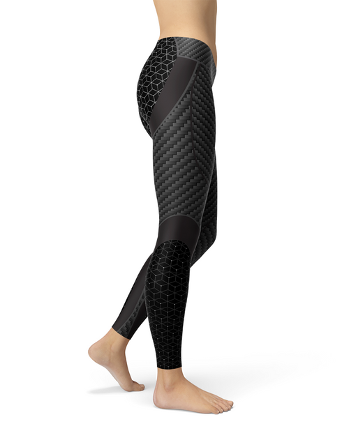 Load image into Gallery viewer, Womens Carbon Fiber Sports Leggings
