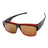 Red black polarized orange